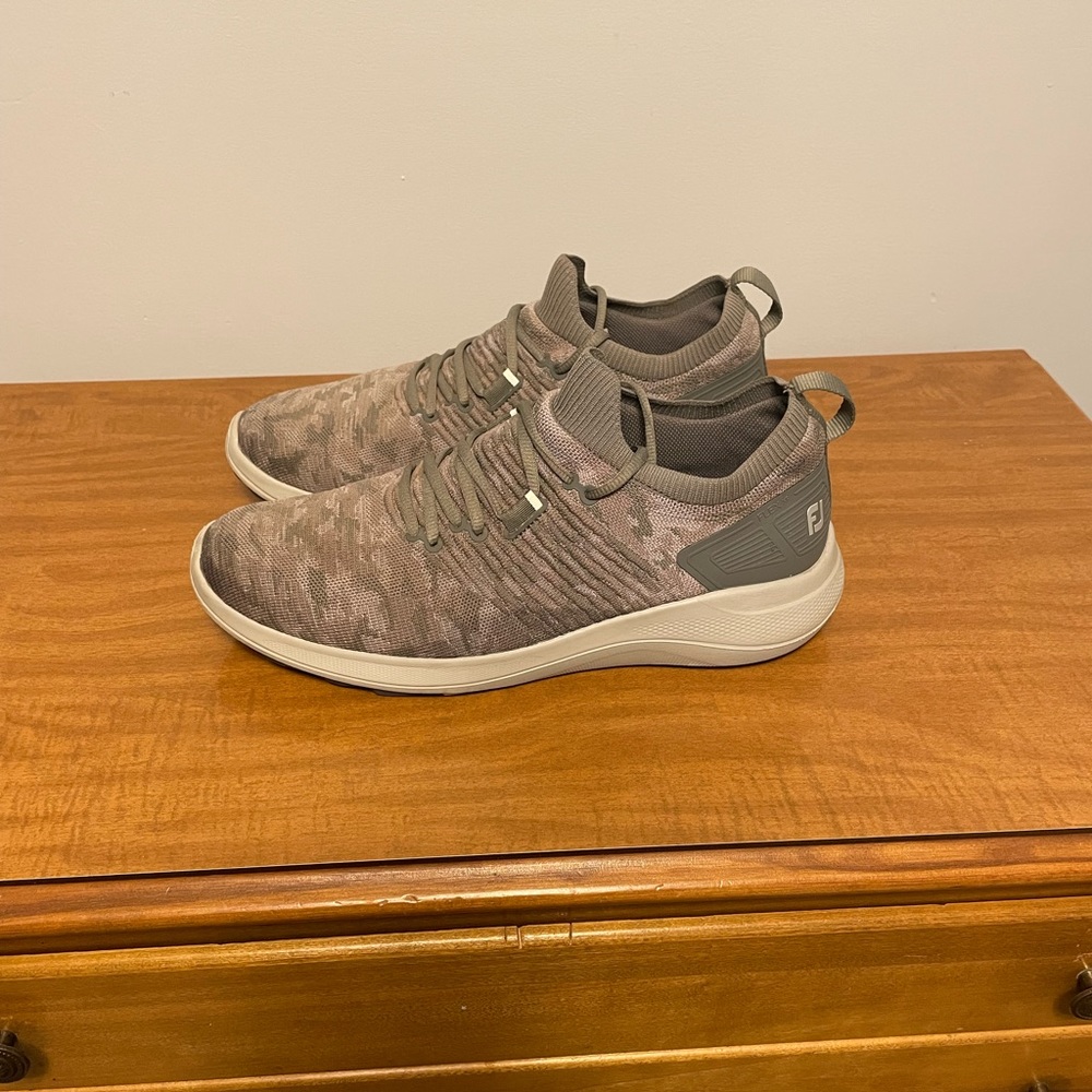 FootJoy Flex XP golf shoes gray camo size 11